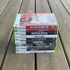 Xbox 360 Lot of 10 Video Games